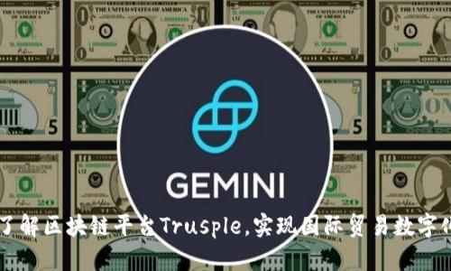 了解区块链平台Trusple,实现国际贸易数字化