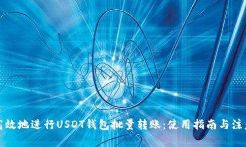 如何高效地进行USDT钱包批量转账：使用指南与注意事项