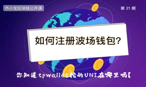 你知道tpwallet挖的UNI在哪里吗？