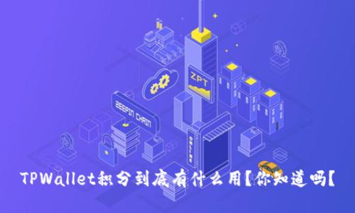 TPWallet积分到底有什么用?你知道吗?